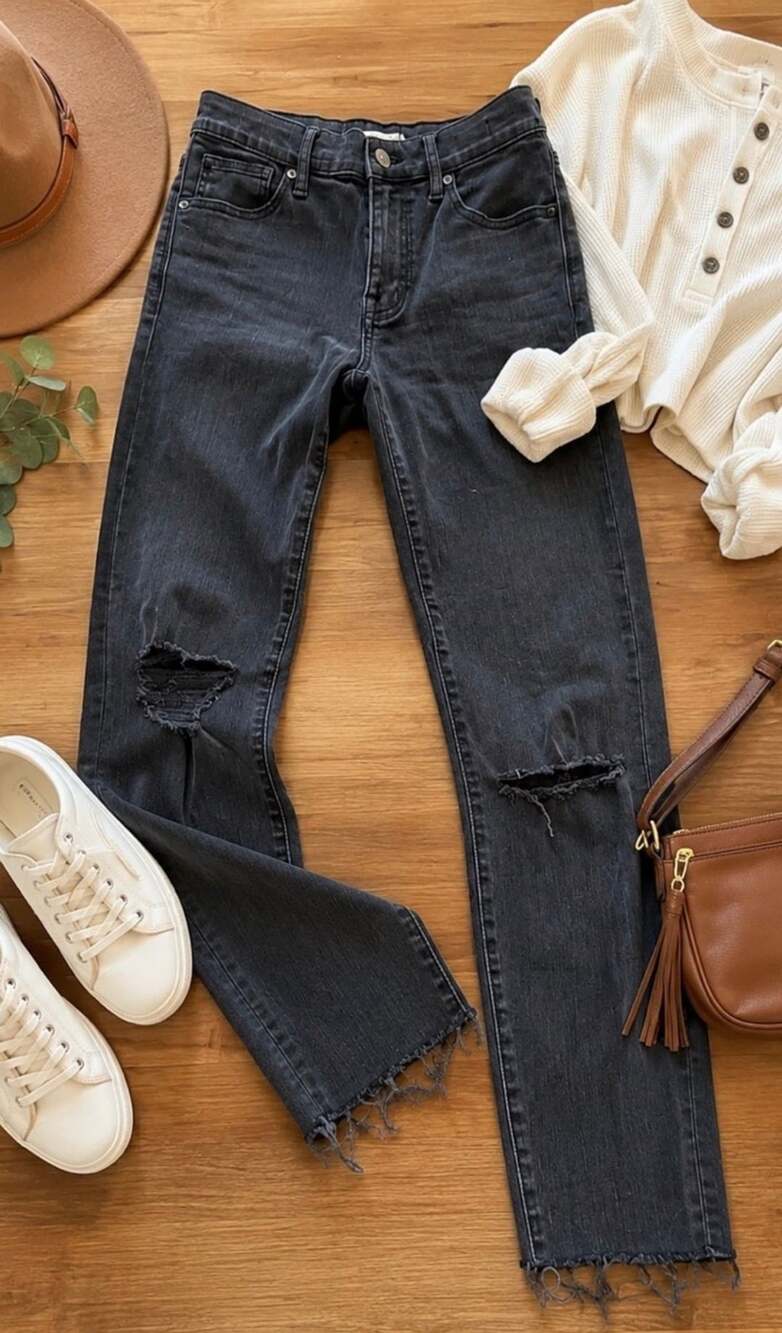 Madewell 9" High Riser Skinny Skinny Jeans 25x27 (t)
